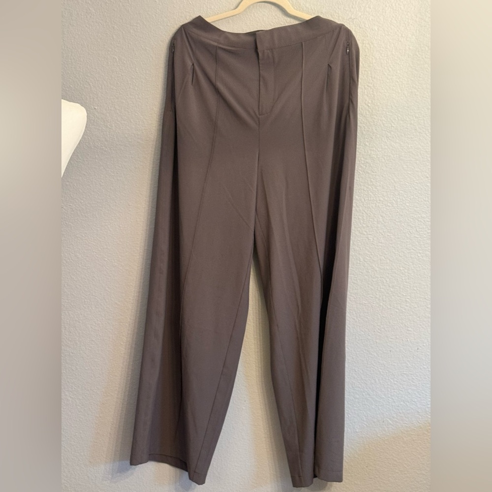 Zella Impress High Waist Grey Pants Size XLg